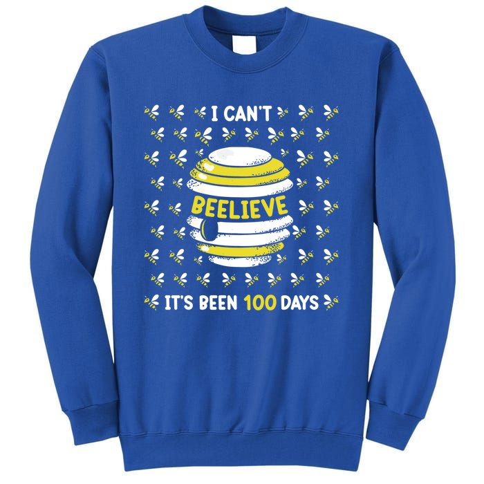 Can't Believe 100 Days Of School Teachers Boys Girls Gift Tall Sweatshirt