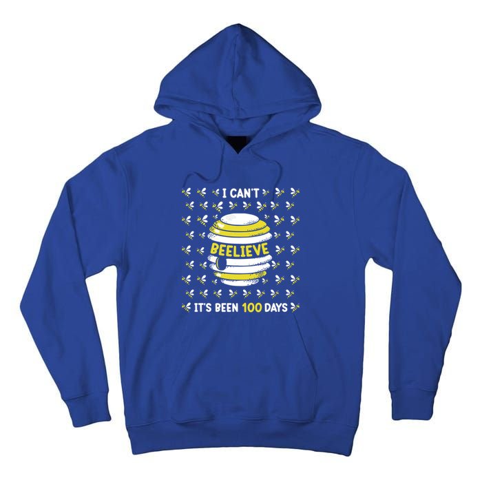 Can't Believe 100 Days Of School Teachers Boys Girls Gift Tall Hoodie