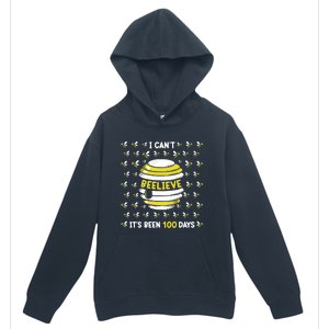 Can't Believe 100 Days Of School Teachers Boys Girls Gift Urban Pullover Hoodie