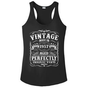 Classic Birthday 1957 Gift 65th Birthday Ladies PosiCharge Competitor Racerback Tank