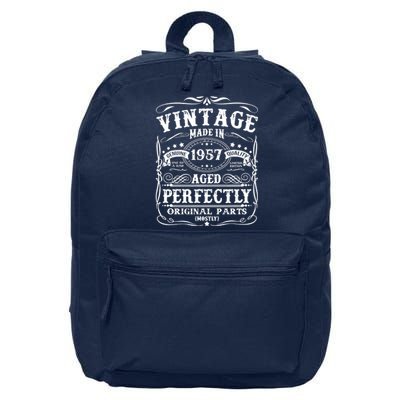 Classic Birthday 1957 Gift 65th Birthday 16 in Basic Backpack