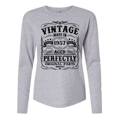 Classic Birthday 1957 Gift 65th Birthday Womens Cotton Relaxed Long Sleeve T-Shirt