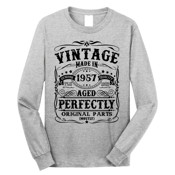 Classic Birthday 1957 Gift 65th Birthday Long Sleeve Shirt