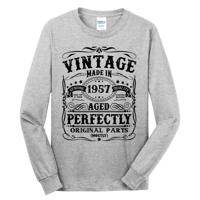 Classic Birthday 1957 Gift 65th Birthday Tall Long Sleeve T-Shirt