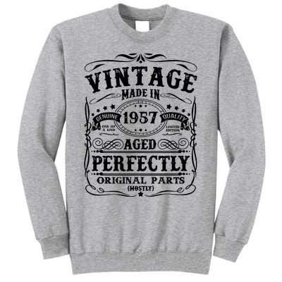 Classic Birthday 1957 Gift 65th Birthday Tall Sweatshirt