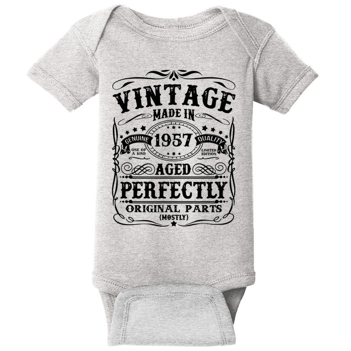 Classic Birthday 1957 Gift 65th Birthday Baby Bodysuit