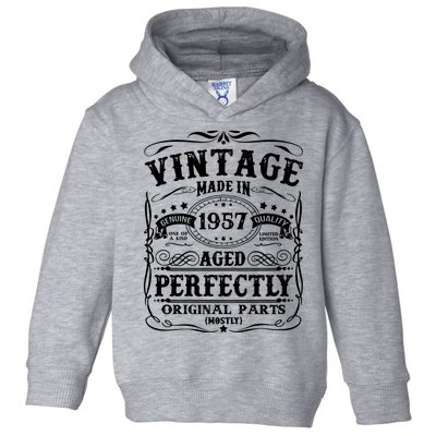 Classic Birthday 1957 Gift 65th Birthday Toddler Hoodie