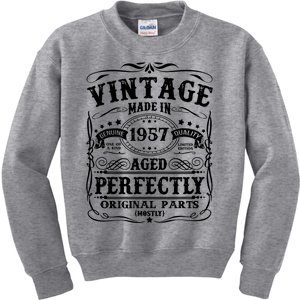 Classic Birthday 1957 Gift 65th Birthday Kids Sweatshirt