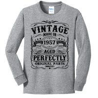 Classic Birthday 1957 Gift 65th Birthday Kids Long Sleeve Shirt