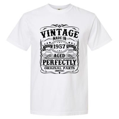 Classic Birthday 1957 Gift 65th Birthday Garment-Dyed Heavyweight T-Shirt