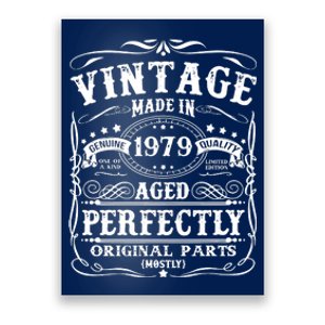 Classic Birthday 1979 Gift 43rd Birthday Poster