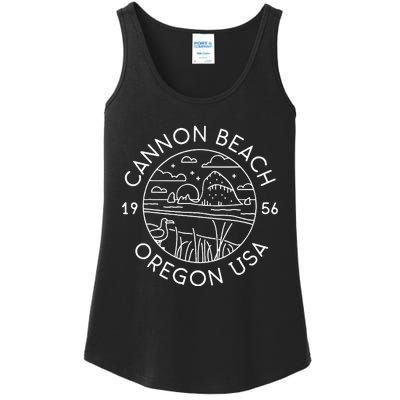 Cannon Beach 1956 Oregon Clatsop Ladies Essential Tank