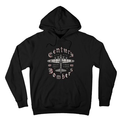 Century Bombers 100th Bomb Group B 17 Hoodie