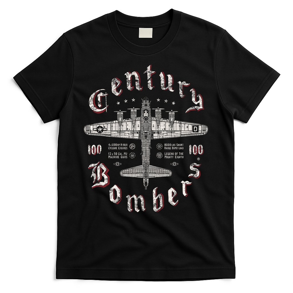 Century Bombers 100th Bomb Group B 17 T-Shirt