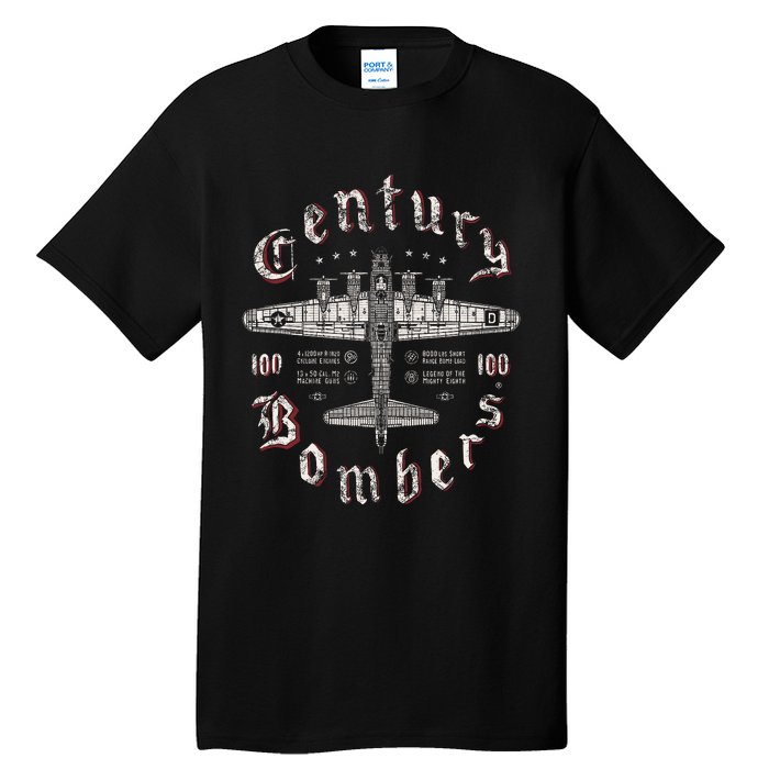 Century Bombers 100th Bomb Group B 17 Tall T-Shirt