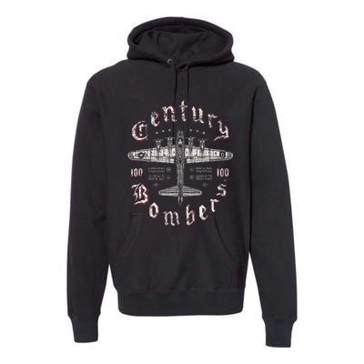 Century Bombers 100th Bomb Group B 17 Premium Hoodie