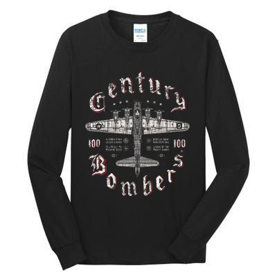 Century Bombers 100th Bomb Group B 17 Tall Long Sleeve T-Shirt