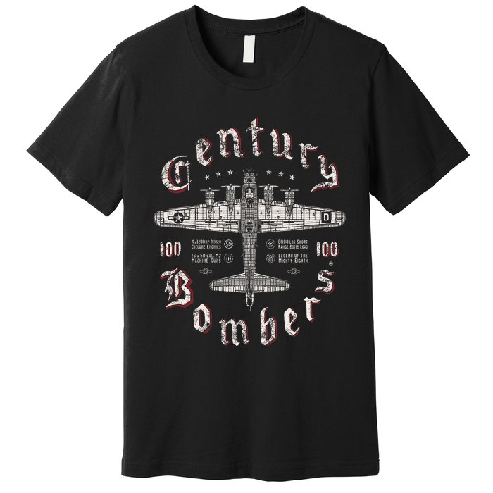 Century Bombers 100th Bomb Group B 17 Premium T-Shirt