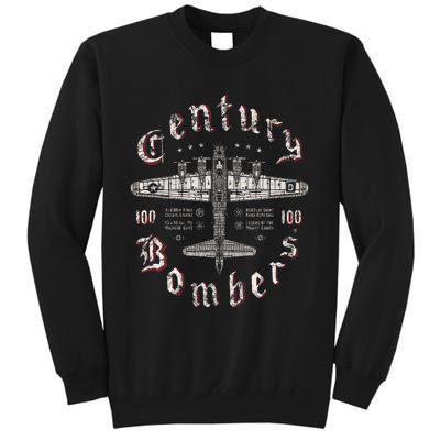 Century Bombers 100th Bomb Group B 17 Tall Sweatshirt