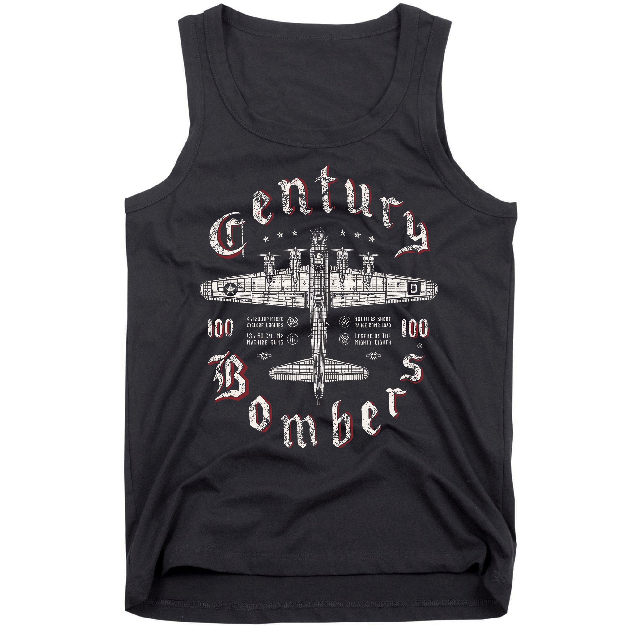 Century Bombers 100th Bomb Group B 17 Tank Top