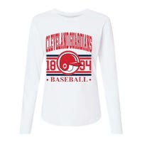 Cleveland Baseball 1894 Team Supporter Womens Cotton Relaxed Long Sleeve T-Shirt