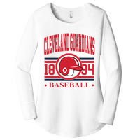 Cleveland Baseball 1894 Team Supporter Women's Perfect Tri Tunic Long Sleeve Shirt