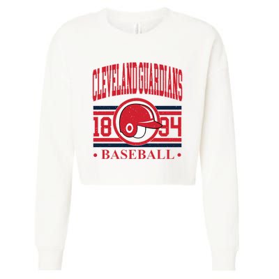 Cleveland Baseball 1894 Team Supporter Cropped Pullover Crew