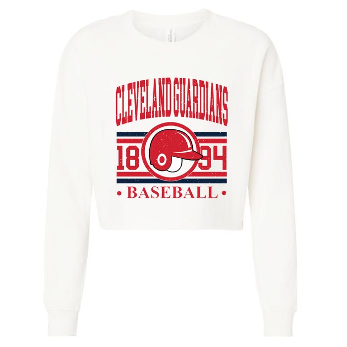 Cleveland Baseball 1894 Team Supporter Cropped Pullover Crew