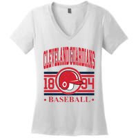 Cleveland Baseball 1894 Team Supporter Women's V-Neck T-Shirt