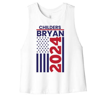 Childers Bryan 2024 Women's Racerback Cropped Tank