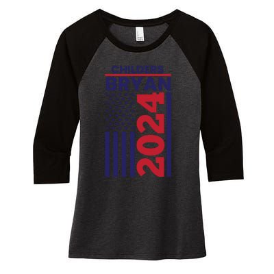 Childers Bryan 2024 Women's Tri-Blend 3/4-Sleeve Raglan Shirt