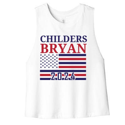 Childers Bryan 2024 Women's Racerback Cropped Tank