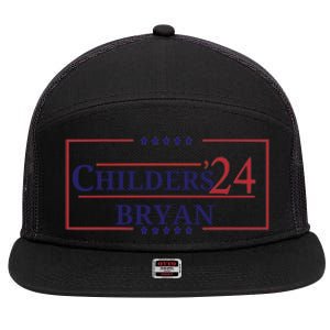 Childers Bryan 2024 7 Panel Mesh Trucker Snapback Hat