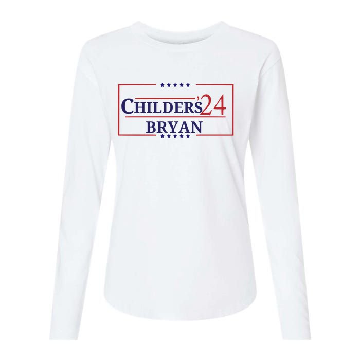 Childers Bryan 2024 Womens Cotton Relaxed Long Sleeve T-Shirt