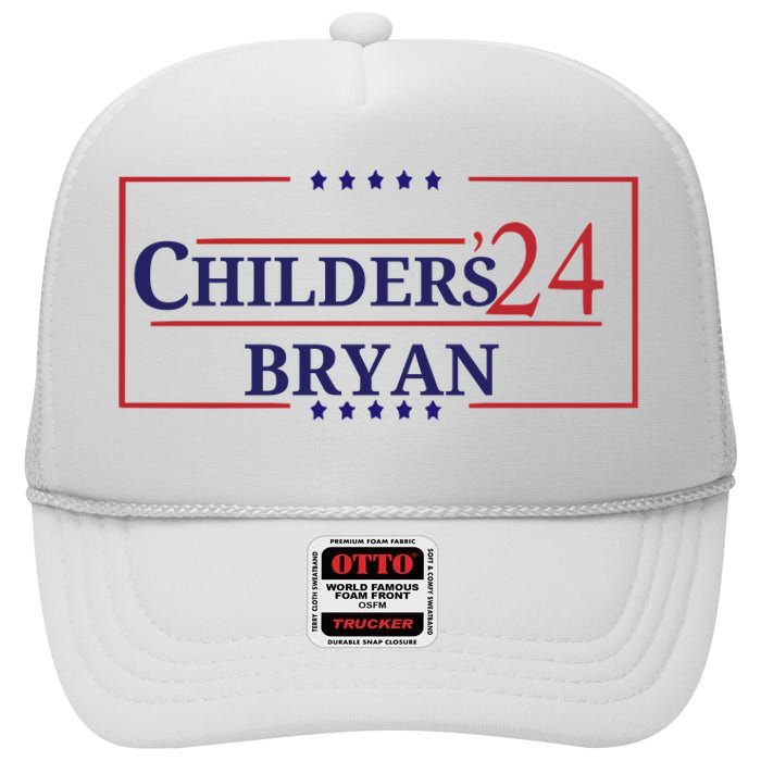 Childers Bryan 2024 High Crown Mesh Back Trucker Hat