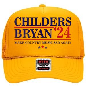 Childers Bryan 2024 Election Make Country Great Again High Crown Mesh Back Trucker Hat