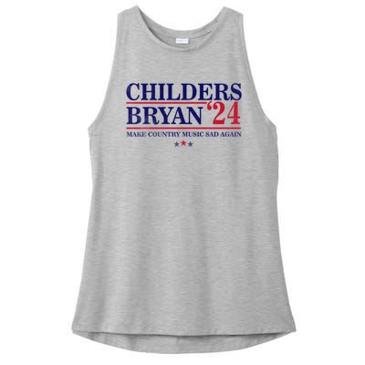 Childers Bryan 2024 Election Make Country Great Again Ladies PosiCharge Tri-Blend Wicking Tank