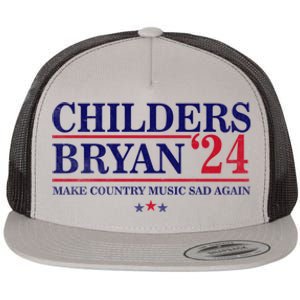 Childers Bryan 2024 Election Make Country Great Again Flat Bill Trucker Hat