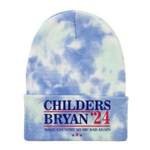 Childers Bryan 2024 Election Make Country Great Again Tie Dye 12in Knit Beanie