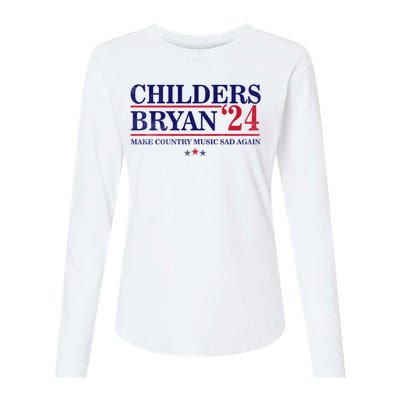 Childers Bryan 2024 Election Make Country Great Again Womens Cotton Relaxed Long Sleeve T-Shirt