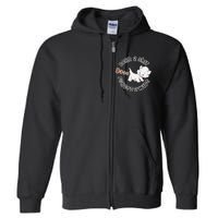 Cat Born 2 Shit Forced 2 Wipe Cute Cat Cat Lover Funny Heart Poop Full Zip Hoodie