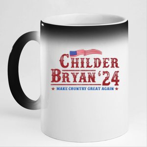 Childers Bryan 2024 Election Make Country Great Again 11oz Black Color Changing Mug