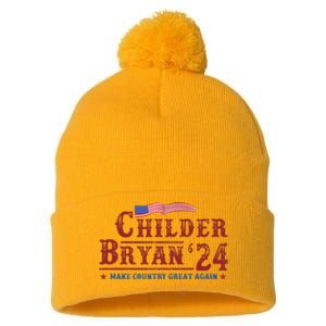 Childers Bryan 2024 Election Make Country Great Again Pom Pom 12in Knit Beanie