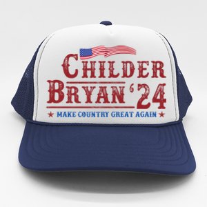 Childers Bryan 2024 Election Make Country Great Again Trucker Hat