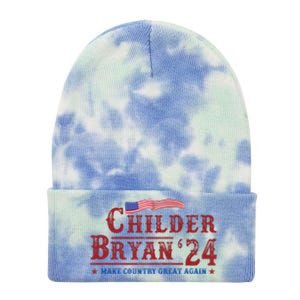 Childers Bryan 2024 Election Make Country Great Again Tie Dye 12in Knit Beanie