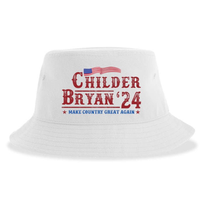 Childers Bryan 2024 Election Make Country Great Again Sustainable Bucket Hat