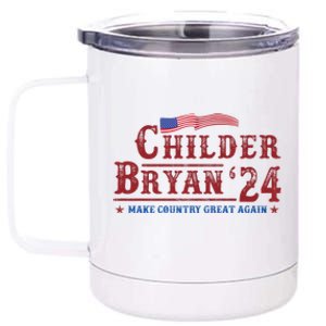 Childers Bryan 2024 Election Make Country Great Again 12 oz Stainless Steel Tumbler Cup