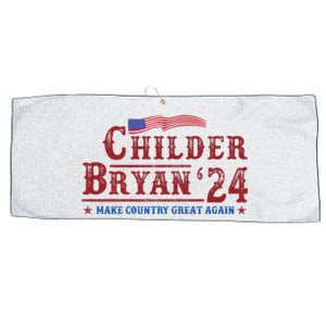 Childers Bryan 2024 Election Make Country Great Again Large Microfiber Waffle Golf Towel