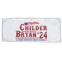 Childers Bryan 2024 Election Make Country Great Again Large Microfiber Waffle Golf Towel