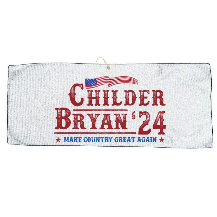 Childers Bryan 2024 Election Make Country Great Again Large Microfiber Waffle Golf Towel